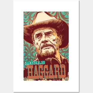 merle haggard Posters and Art